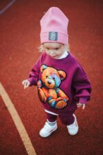 Bluza oversize Rainbow Teddy - Image 5