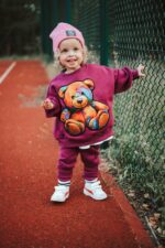 Bluza oversize Rainbow Teddy - Image 2