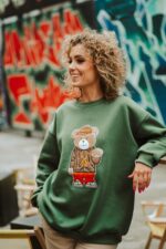 Bluza oversize Snoop Teddy dla mamy i taty - Image 2