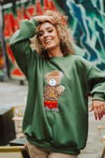 Bluza oversize Snoop Teddy dla mamy i taty - Image 3