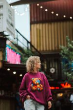 Bluza oversize Rainbow Teddy dla mamy i taty - Image 5