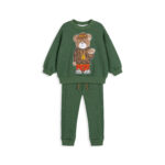 Spodnie dresowe khaki Snoop Teddy - obrazek 2