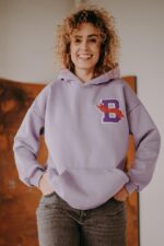 Bluza oversize Lavender dla mamy i taty - obrazek 6