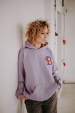 Bluza oversize Lavender dla mamy i taty