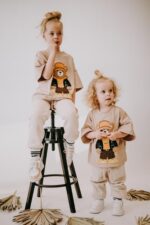 T-shirt oversize Axel Teddy beige - obrazek 9