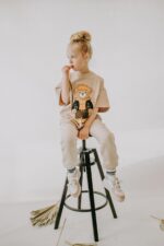 T-shirt oversize Axel Teddy beige - obrazek 10