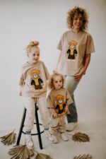 T-shirt oversize Axel Teddy beige - obrazek 12