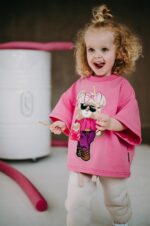 T-shirt oversize Sophie Teddy pink