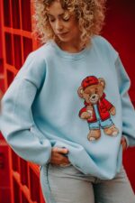 Bluza oversize Rodney Teddy dla mamy i taty dostępna od ręki - Image 2