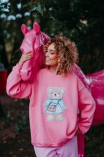 Bluza oversize Emily Teddy dla mamy i taty