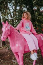 Bluza oversize Emily Teddy dla mamy i taty - obrazek 3