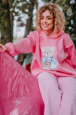 Bluza oversize Emily Teddy dla mamy i taty - obrazek 4