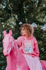 Bluza oversize Emily Teddy dla mamy i taty - obrazek 5