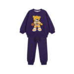 Spodnie dresowe fioletowe Brandon Teddy - obrazek 2