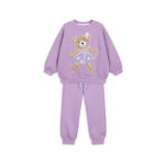 Spodnie dresowe lawendowe Margaret Teddy dostępne od ręki - obrazek 2