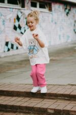 T-shirt oversize Emily Teddy cream - Image 2