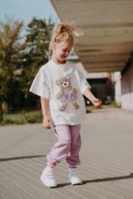 T-shirt oversize Margaret Teddy cream - Image 8