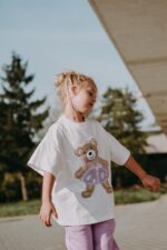 T-shirt oversize Margaret Teddy cream - Image 9