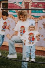 T-shirt oversize Rodney Teddy cream - obrazek 13