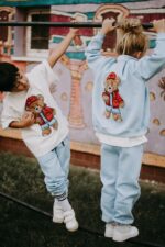 T-shirt oversize Rodney Teddy cream - obrazek 6