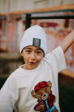 T-shirt oversize Rodney Teddy cream - obrazek 9