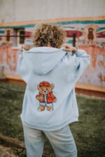 Bluza oversize rozpinana Rodney Teddy dla mamy i taty dostępna od ręki - Image 4