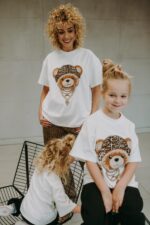 T-shirt oversize Elliott Teddy cream dla mamy - Image 5