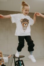 T-shirt oversize Elliott Teddy cream dostępna od ręki - Image 4