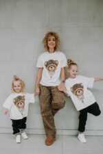 T-shirt oversize Elliott Teddy cream dla mamy - Image 9
