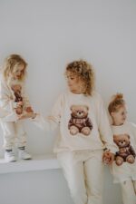 Bluza oversize Biscuit Teddy dla mamy i taty - obrazek 8