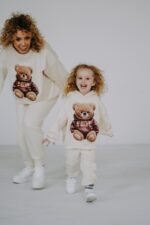 Bluza oversize Biscuit Teddy dla mamy i taty - obrazek 10