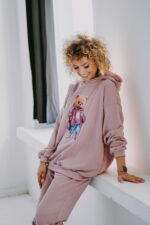 Bluza oversize Mia Teddy dla mamy i taty