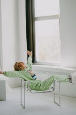 Spodnie dresowe zielone Disco Teddy dla mamy i taty - obrazek 5