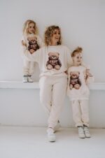 Bluza oversize Biscuit Teddy dla mamy i taty - obrazek 12