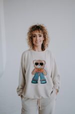 Bluza oversize Jackie Teddy dla mamy i taty - Image 8