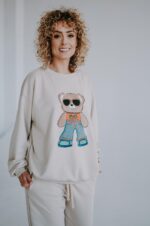 Bluza oversize Jackie Teddy dla mamy i taty