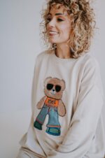 Bluza oversize Jackie Teddy dla mamy i taty - Image 6