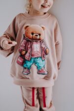 Bluza oversize Mia Teddy dostępna od ręki - Image 3