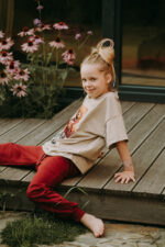 T-shirt oversize Mac Teddy beige dostępny od ręki - obrazek 2