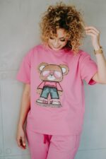 T-shirt oversize Rosie Teddy dla mamy i taty dostępna od ręki
