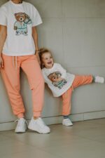 T-shirt oversize Funky Teddy cream - obrazek 7
