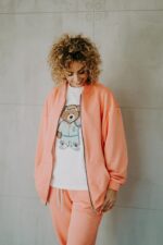 Bluza oversize rozpinana Funky Teddy dla mamy i taty - Image 5