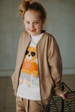 T-shirt oversize Barry Teddy cream - obrazek 6