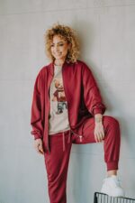 Bluza oversize rozpinana Mac Teddy dla mamy i taty - obrazek 8