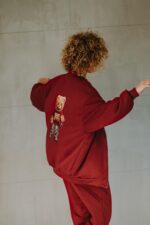 Bluza oversize rozpinana Mac Teddy dla mamy i taty - obrazek 10