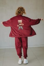 Bluza oversize rozpinana Mac Teddy dla mamy i taty