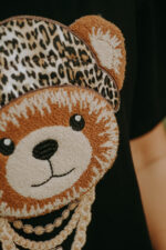 T-shirt oversize Elliot Teddy black - Image 3