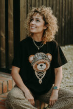 T-shirt oversize Elliot Teddy black - Image 5