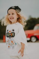T-shirt oversize Funky Teddy dostępna od ręki