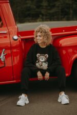 Bluza oversize Bloom Teddy dla mamy i taty - Image 9